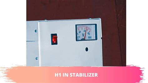 voltage stabilizer output not working|Stabilizer Error Code(H1,H,Hc,Hi,Lo,Oh,Oh1,dly,Op) Fix.